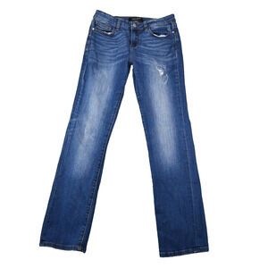 Judy Blue Jeans Womens 29 (28x30) Straight Blue Denim